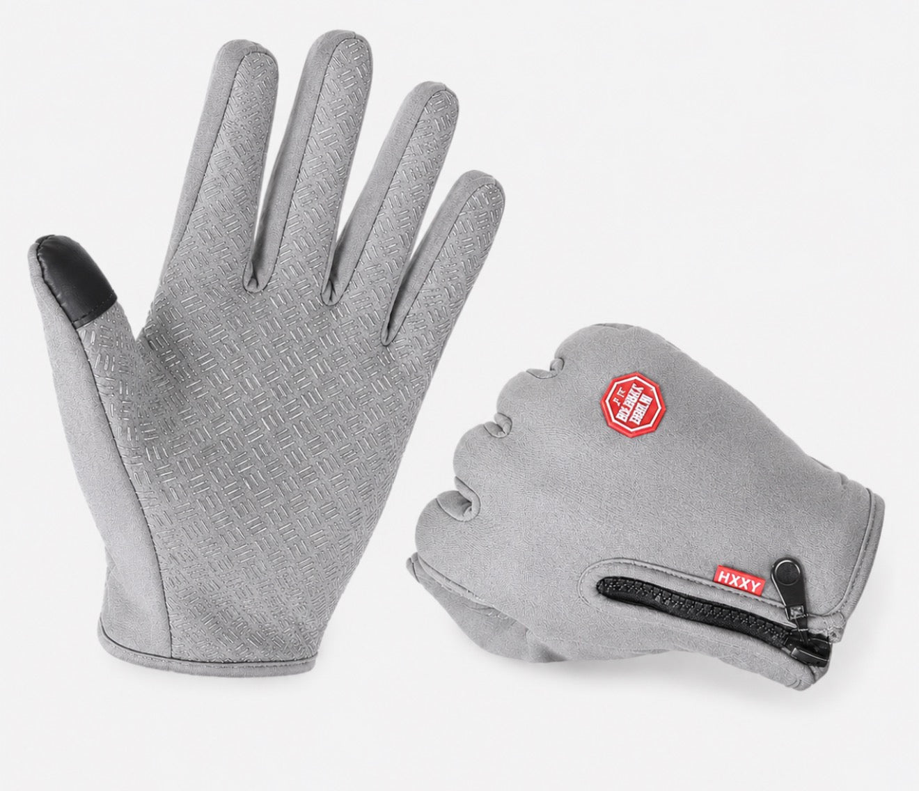 Riding Gloves Touch Screen, Thermal, Waterproof GRAY